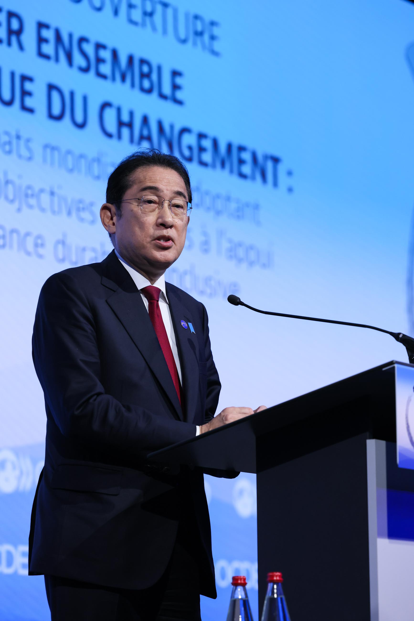 Prime Minister Kishida delivering a keynote speech at the Opening Ceremony of the Ministerial Council Meeting of OECD (3)