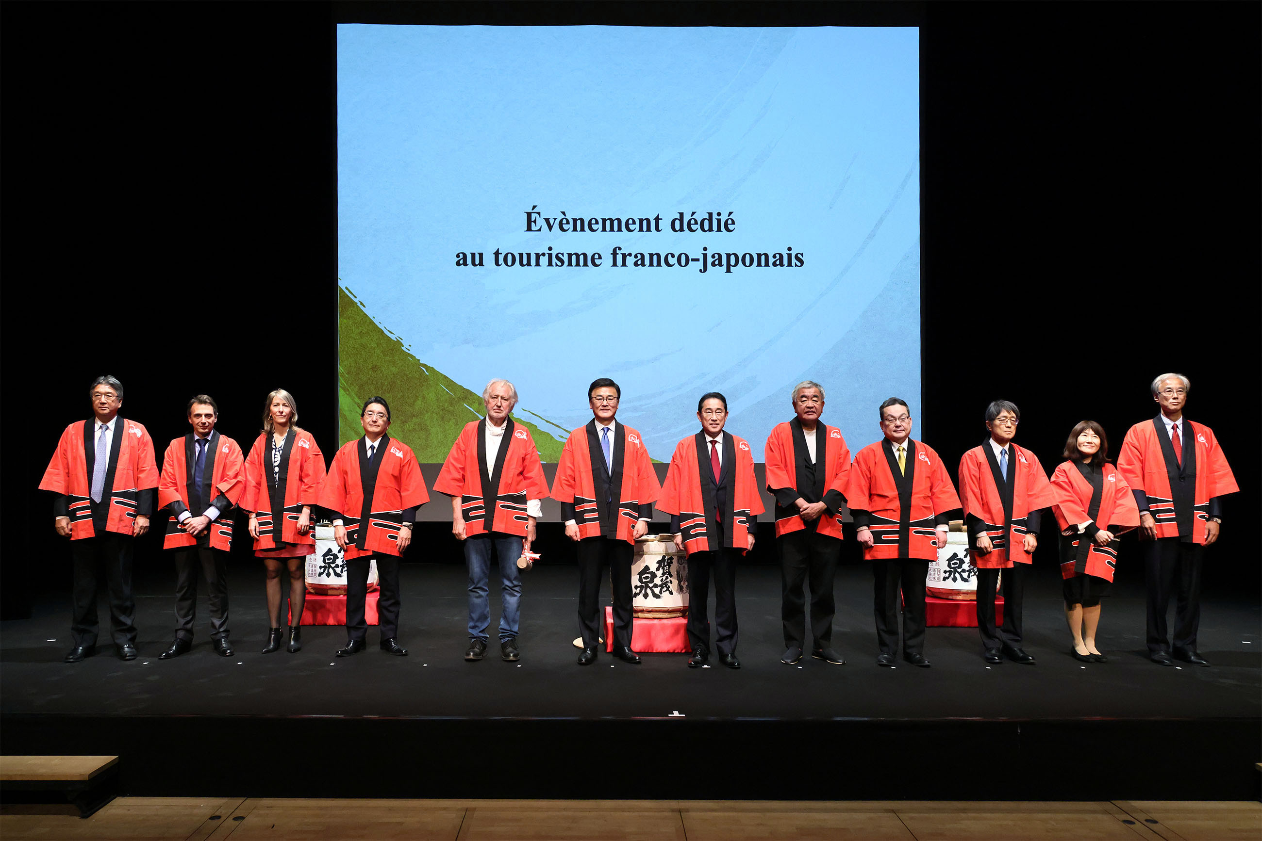 Prime Minister Kishida attending a Japan-France tourism event (4)