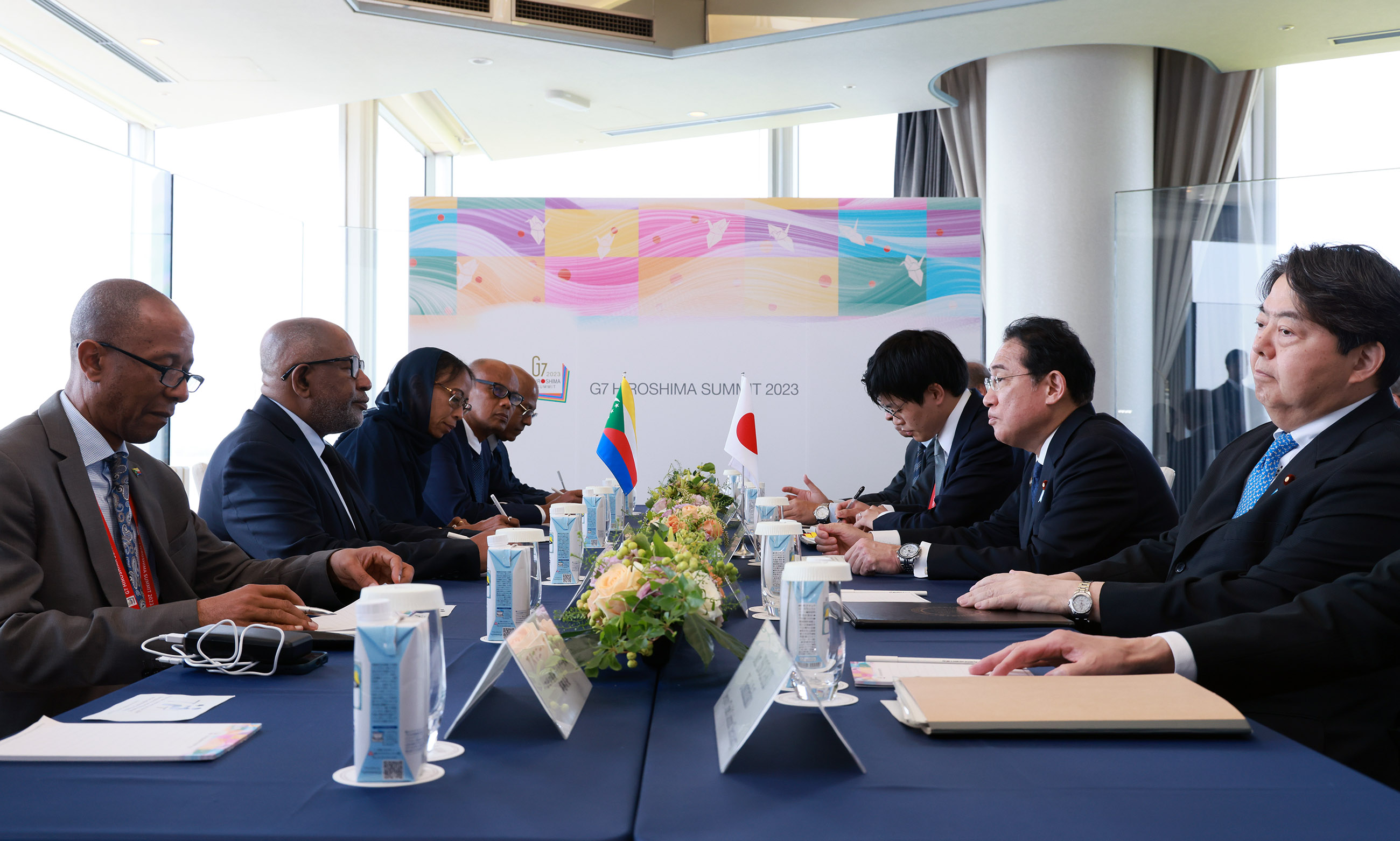 Japan-Comoros summit meeting (2)