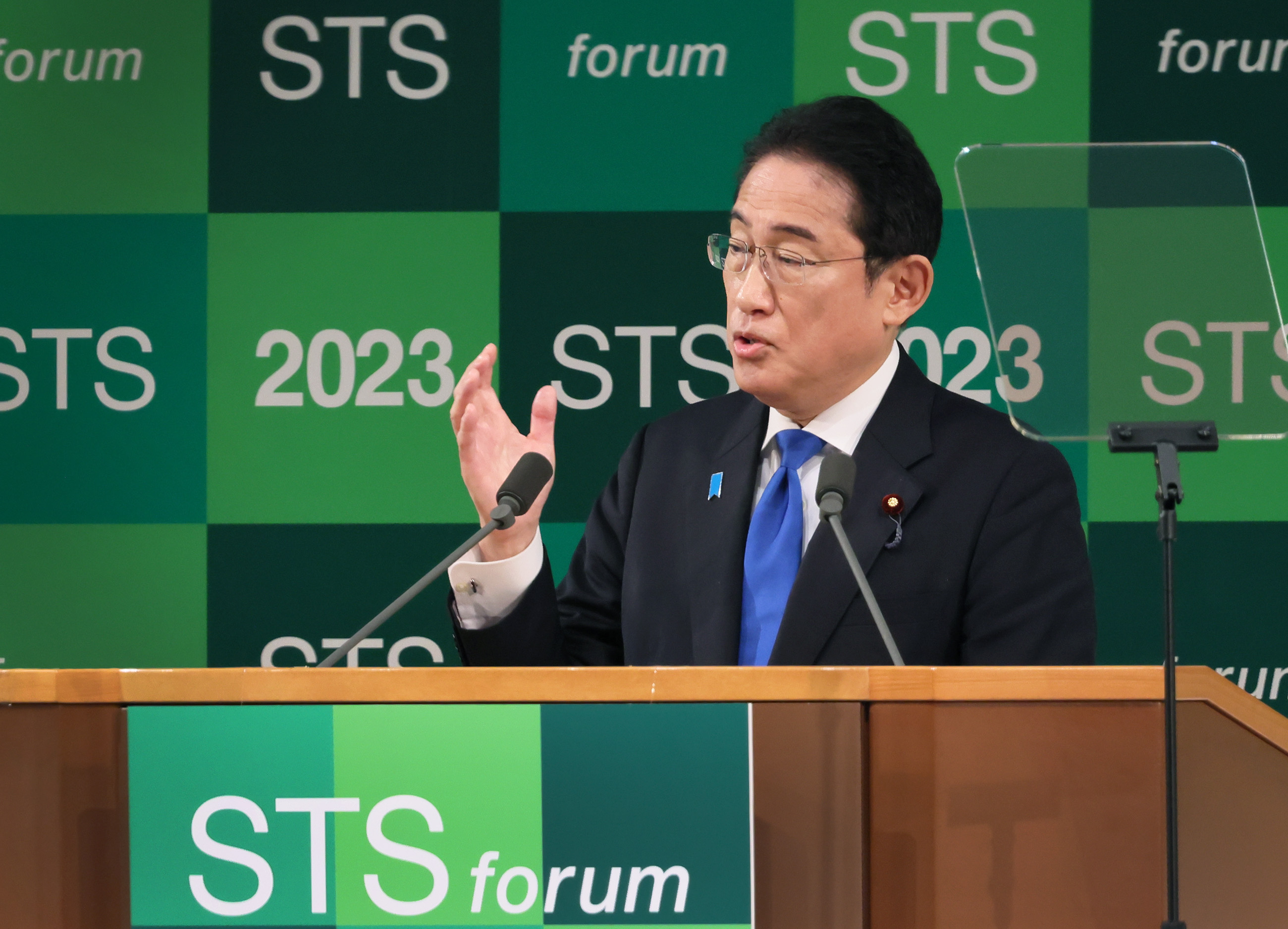 Prime Minister Kishida delivering an address at the opening ceremony (1)