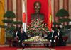 Photograph of Prime Minister Abe holding talks with the President of the Socialist Republic of Viet Nam, Mr. Truong Tan Sang