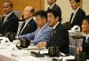Photograph of the Prime Minister delivering an address at the meeting with chairpersons of prefectural assemblies (1)