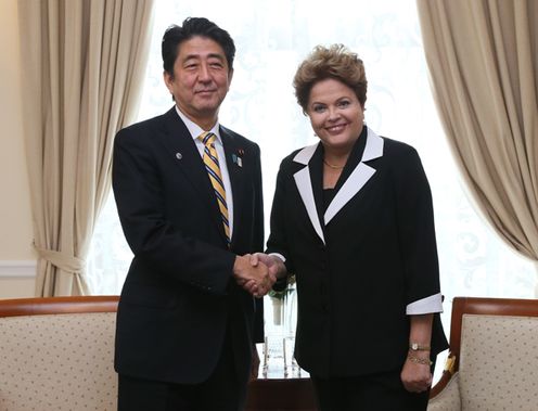 Photograph of the Japan-Brazil Summit Meeting (1)