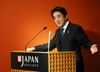 Photograph of the Prime Minister delivering an address at a reception hosted by the Prime Minister and Mrs. Abe (1)