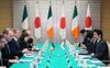 Photograph of the Japan-Ireland Summit Meeting
