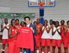 Photograph of the Prime Minister attending the gathering with Mozambique's national women's basketball team (2)