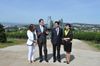 Photograph of Prime Minister and Mrs. Abe touring Monte do Gozo