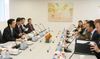 Photograph of the talks with H.E. Mr. Anders Fogh Rasmussen, NATO Secretary General (2)