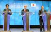 Photograph of the Japan-EU joint press conference (1)