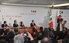Photograph of the Prime Minister delivering an address at the Japan-Mexico Businessmen's Joint Committee Meeting