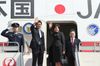 Photograph of the Prime Minister departing from Haneda Airport