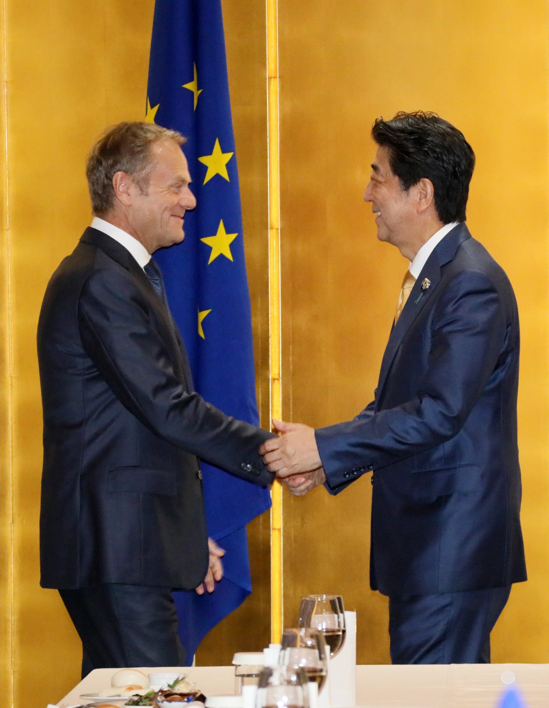 Photograph of the Japan-EU Summit Meeting (2)