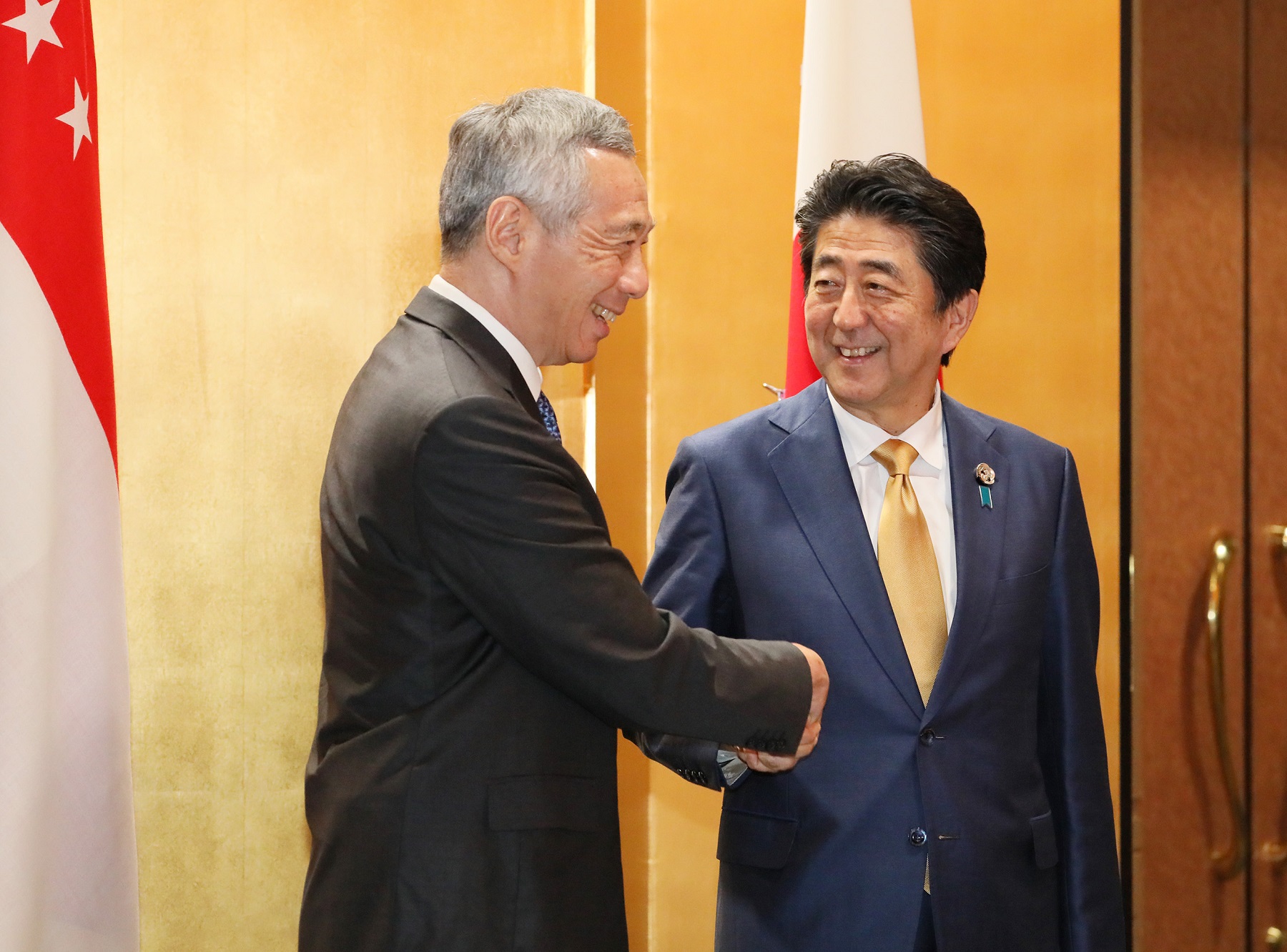 Photograph of the Japan-Singapore Summit Talks (2)