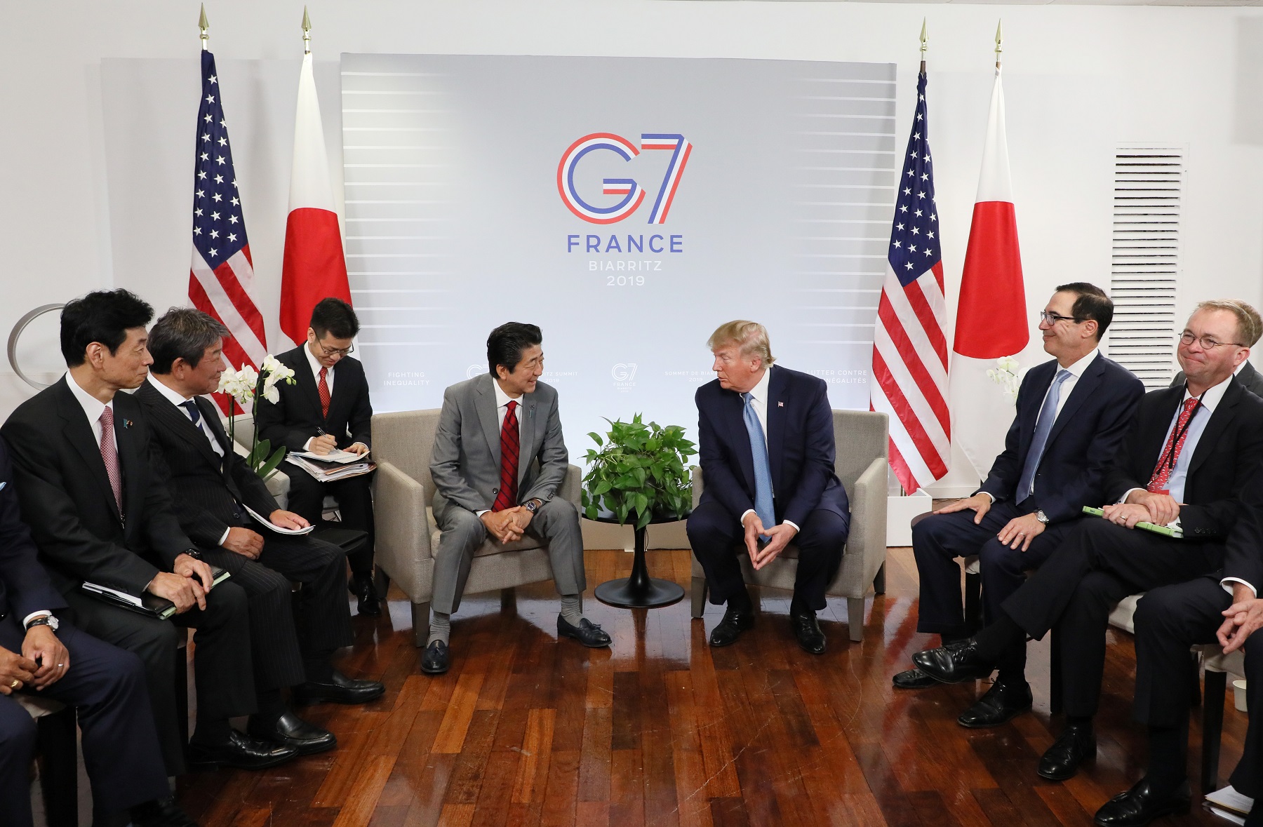 G7 Biarritz Summit and Bilateral Summit Meetings Second Day (The Prime