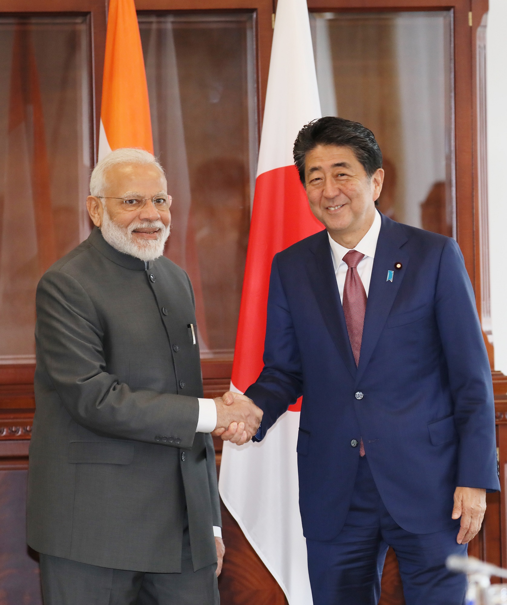 Photograph of the Japan-India Summit Meeting (1)