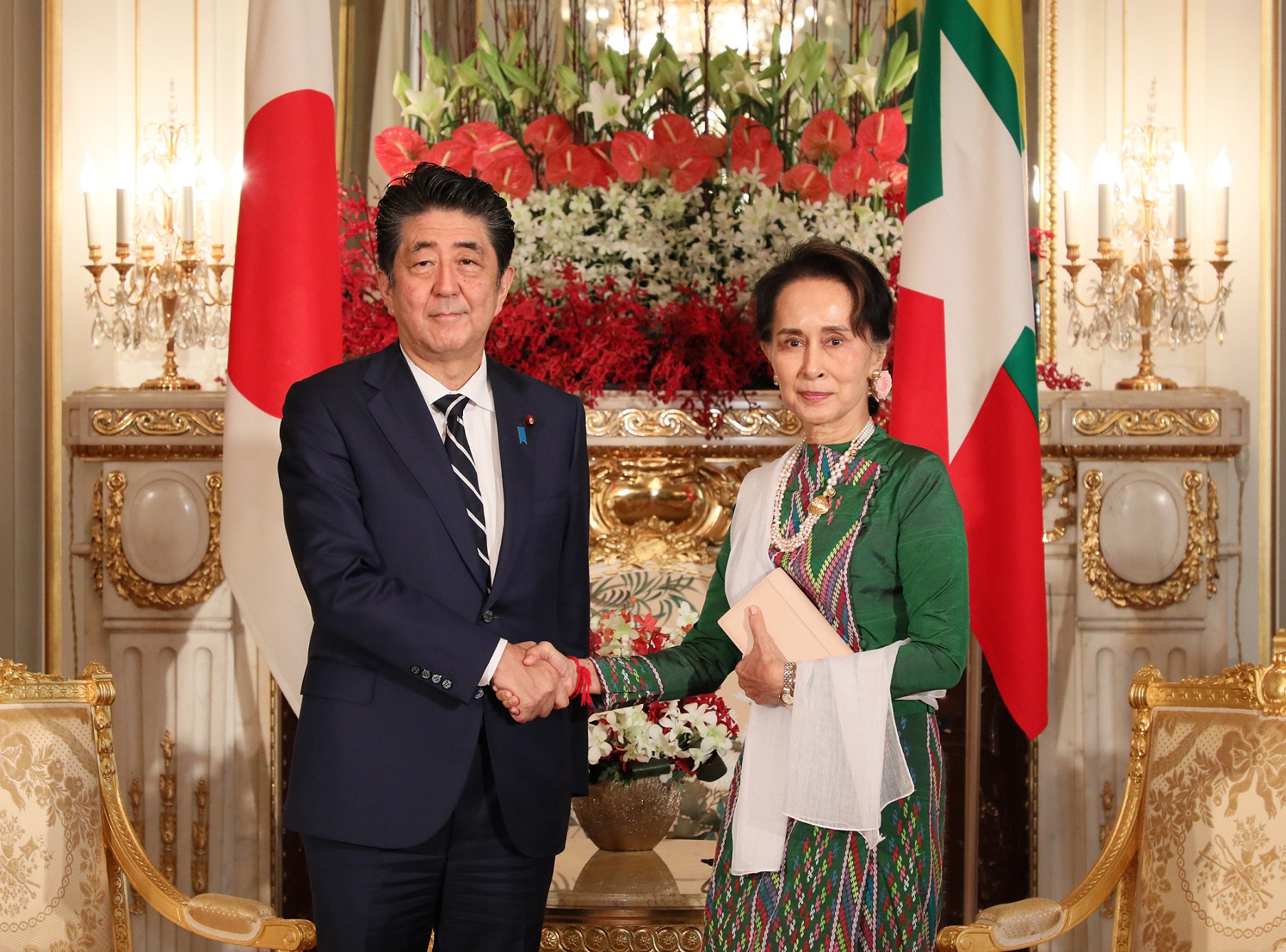 Photograph of the meeting with the State Counsellor of the Republic of the Union of Myanmar (1)