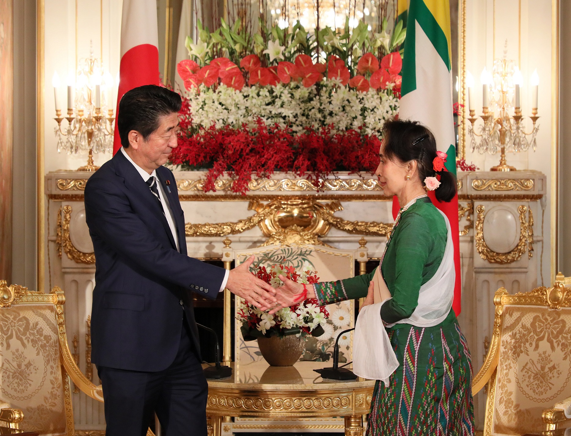Photograph of the meeting with the State Counsellor of the Republic of the Union of Myanmar (2)