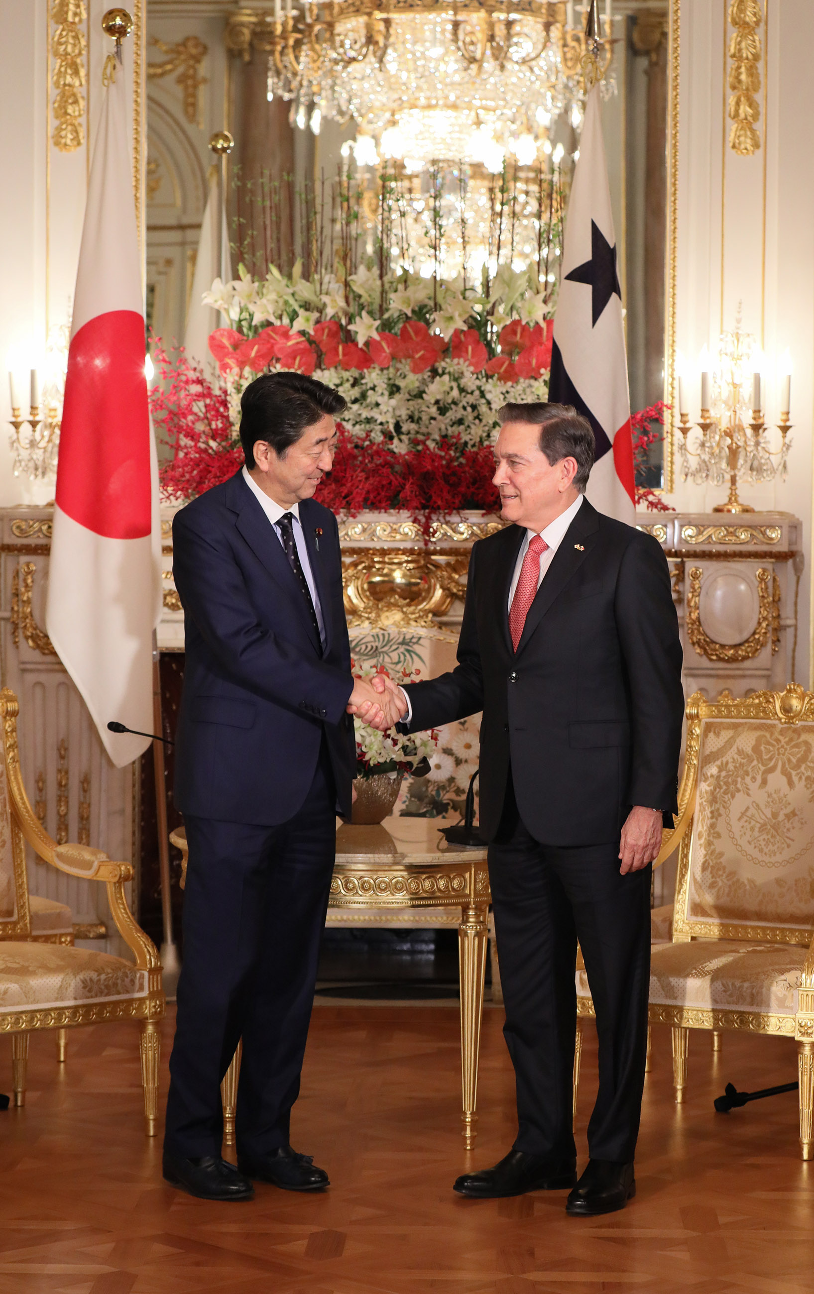 Photograph of the meeting with the President of the Republic of Panama (2)