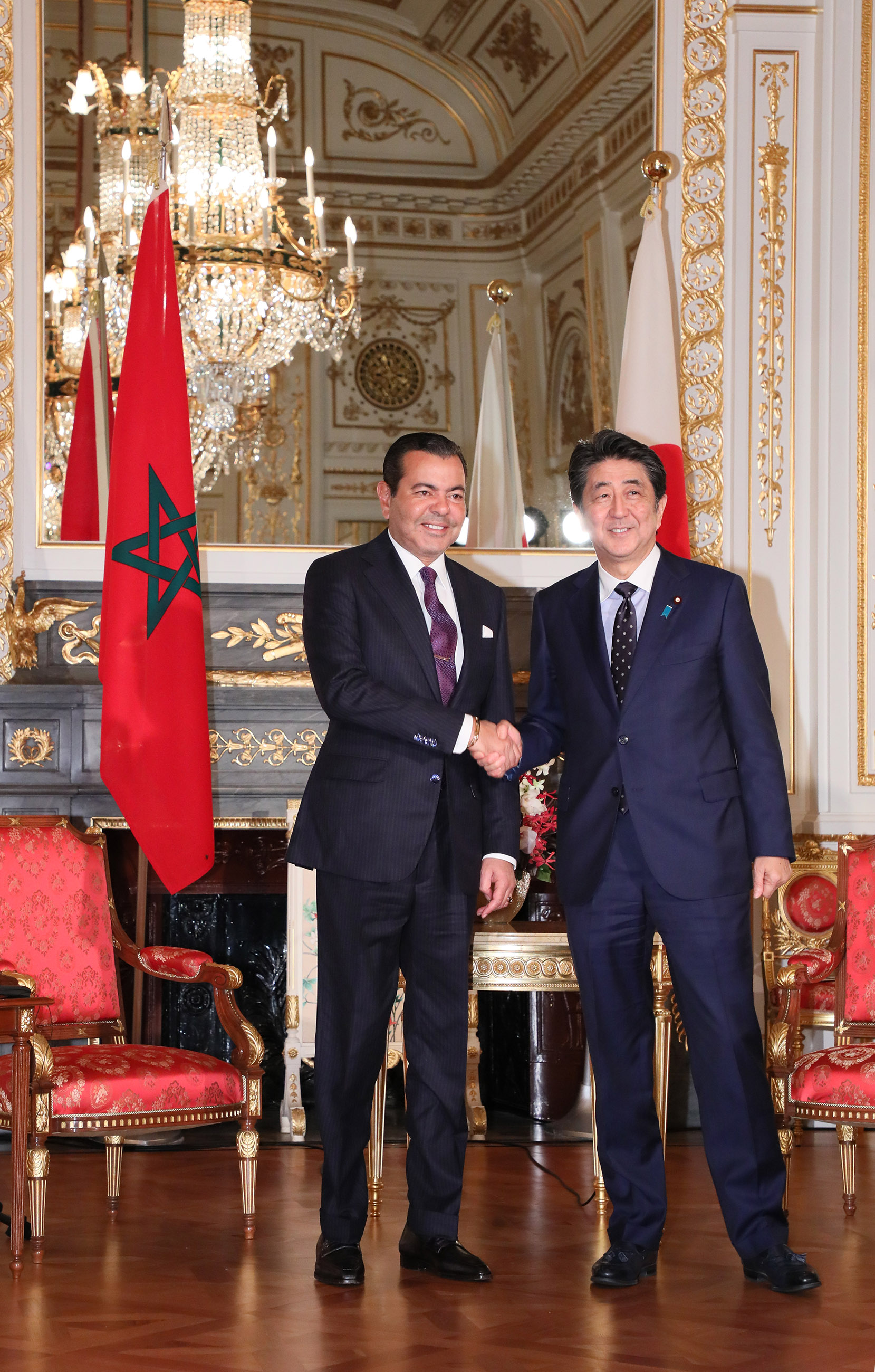 Photograph of the meeting with the Prince of the Kingdom of Morocco (2)