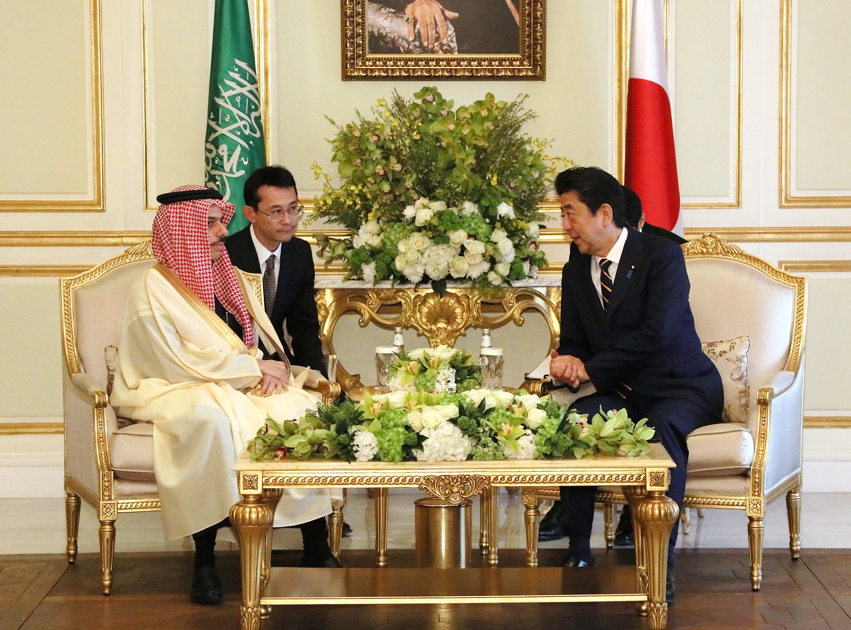 Photograph of the courtesy call from the Minister of Foreign Affairs of Saudi Arabia (3)