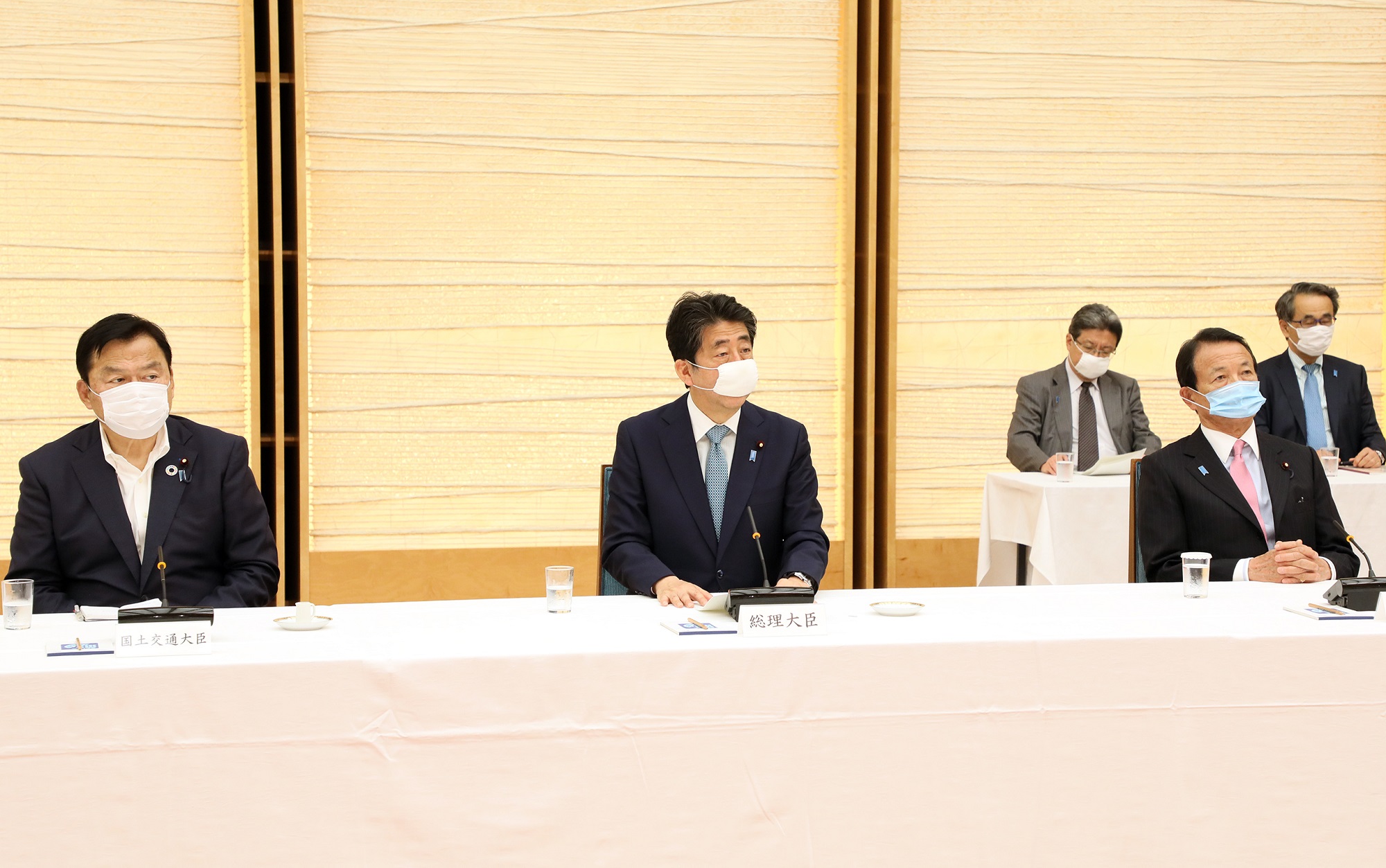 Photograph of the Prime Minister making a statement (1)