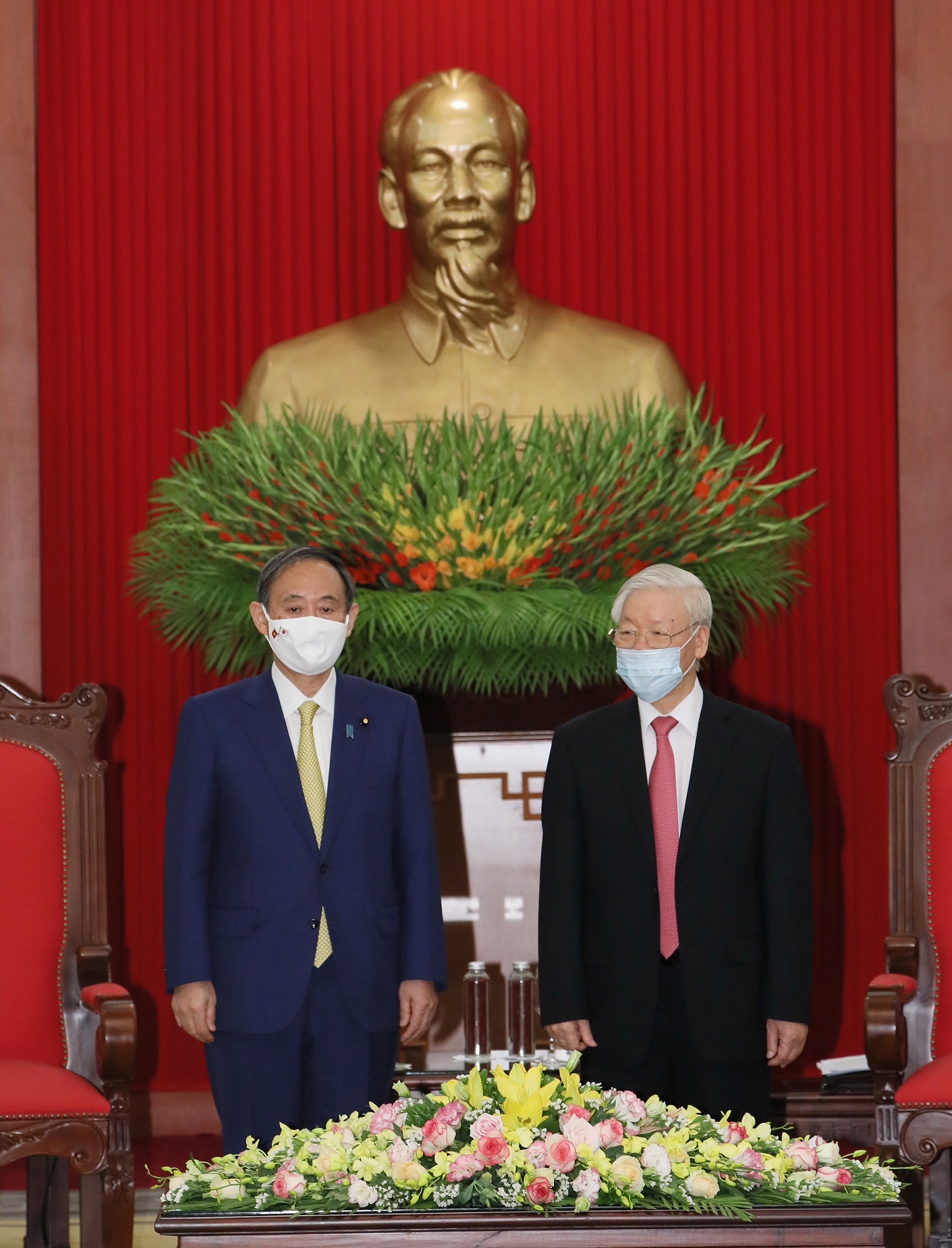Photograph of the meeting with the General Secretary of the Communist Party of Viet Nam (1)