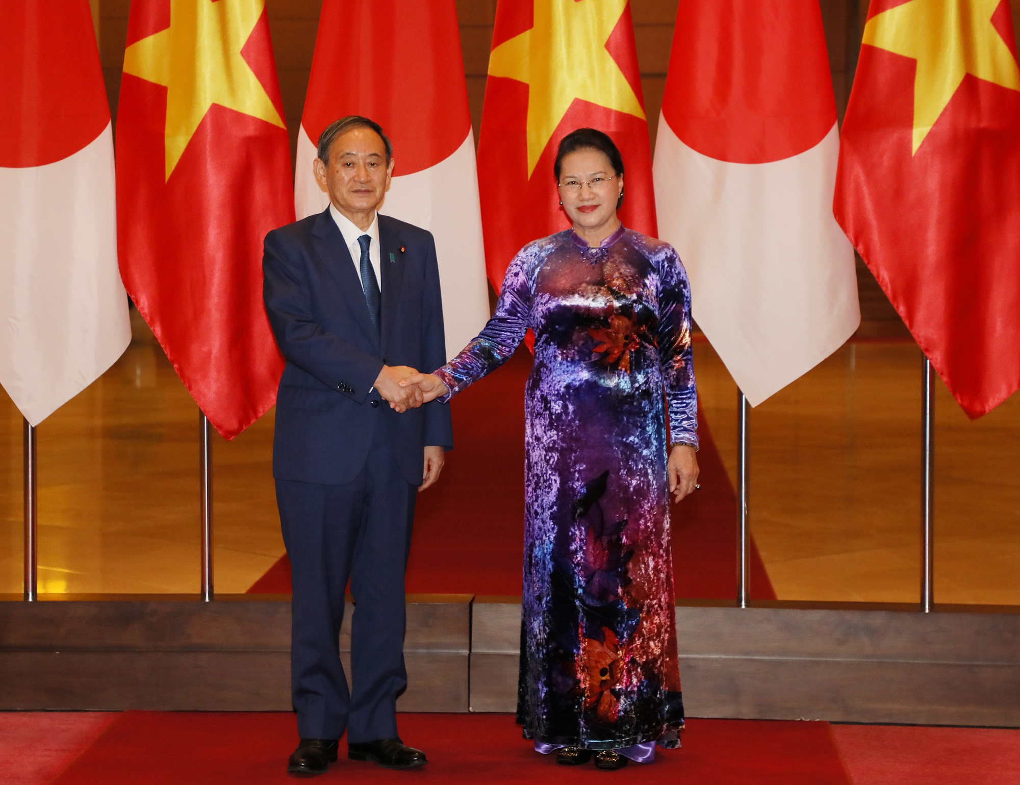 Photograph of the meeting with the Chairwoman of National Assembly of Viet Nam (1)