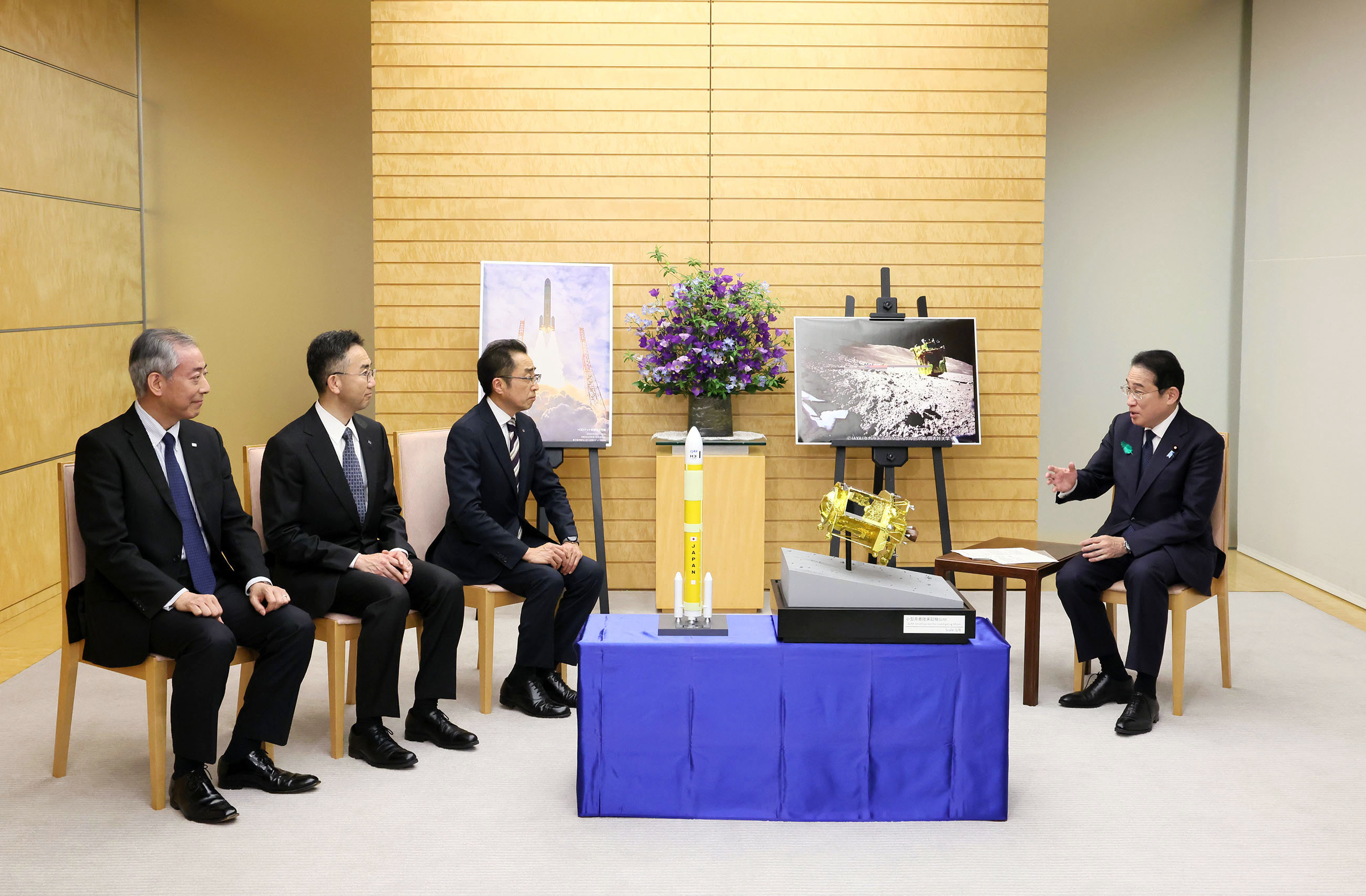 Courtesy Call from JAXA Officials in Charge of the Development of SLIM and H3 Launch Vehicle 