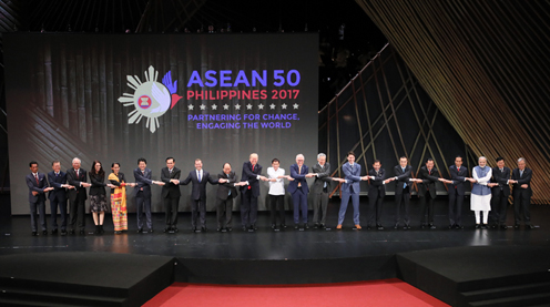 Photograph of the opening ceremony of the ASEAN- related Summit Meetings (1)