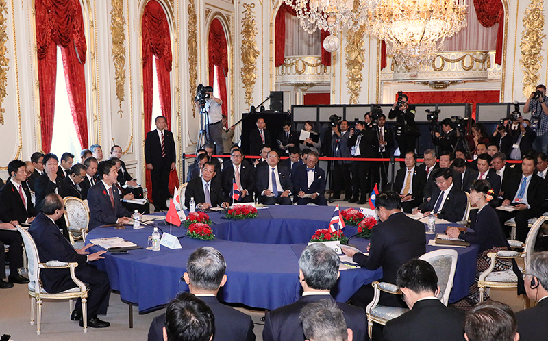 Photograph of the Tenth Mekong-Japan Summit Meeting