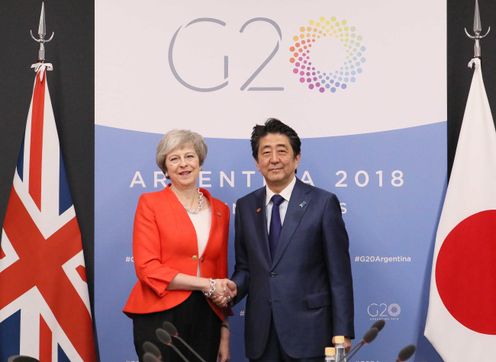 Photograph of the Japan-UK Summit Meeting (1)
