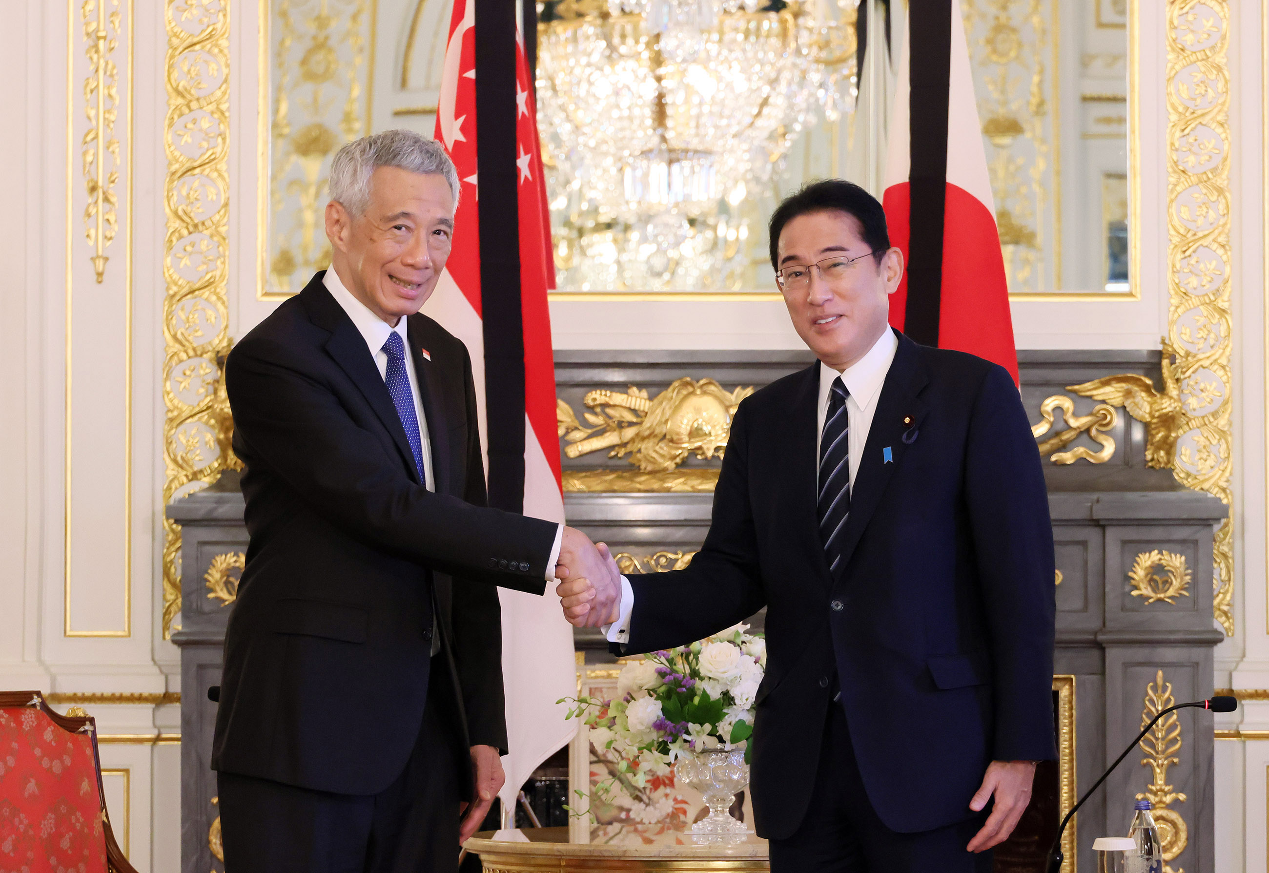 Photograph of Japan-Singapore Summit Meeting (1)
