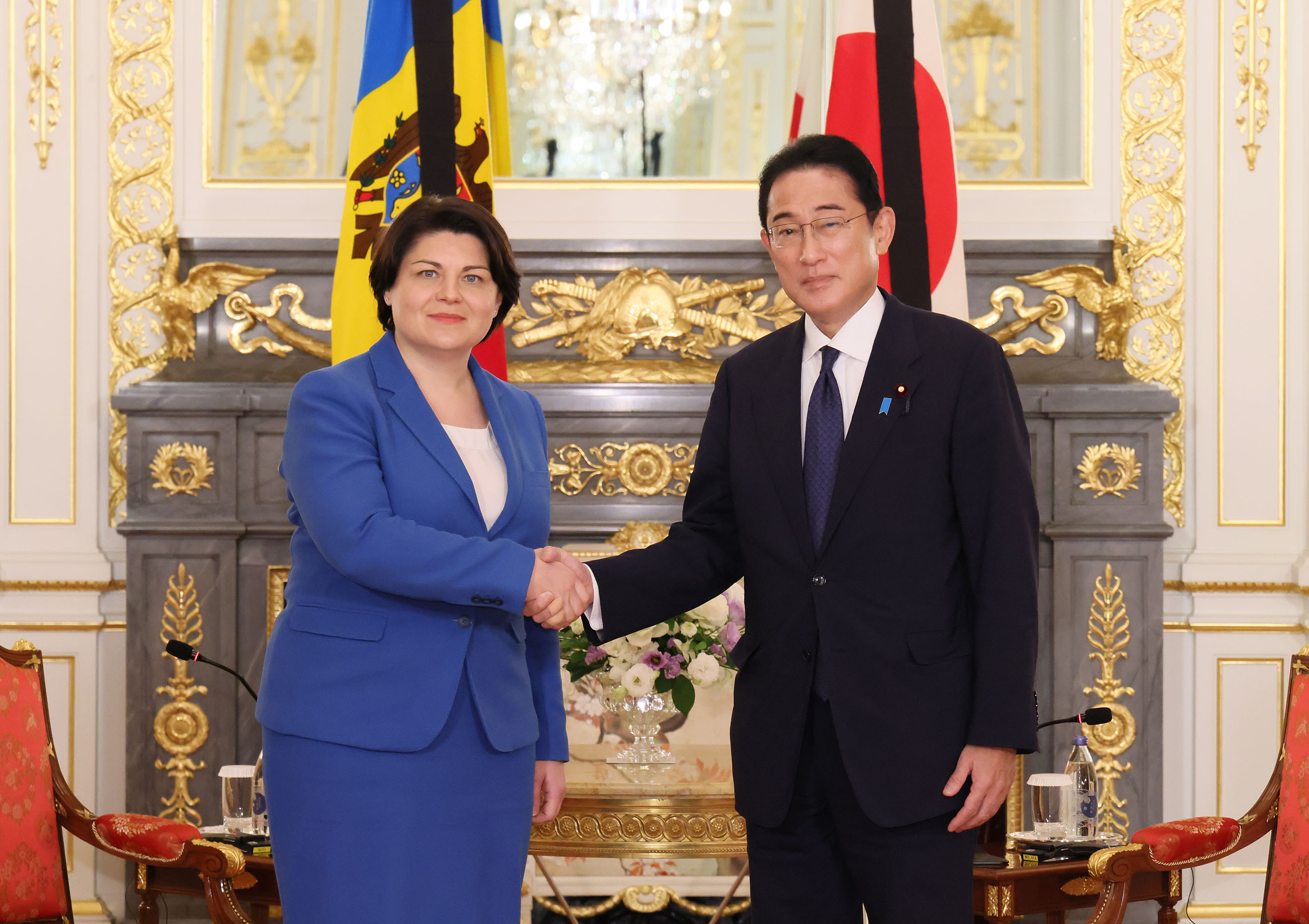 Photograph of Japan-Moldova Summit Meeting (1)