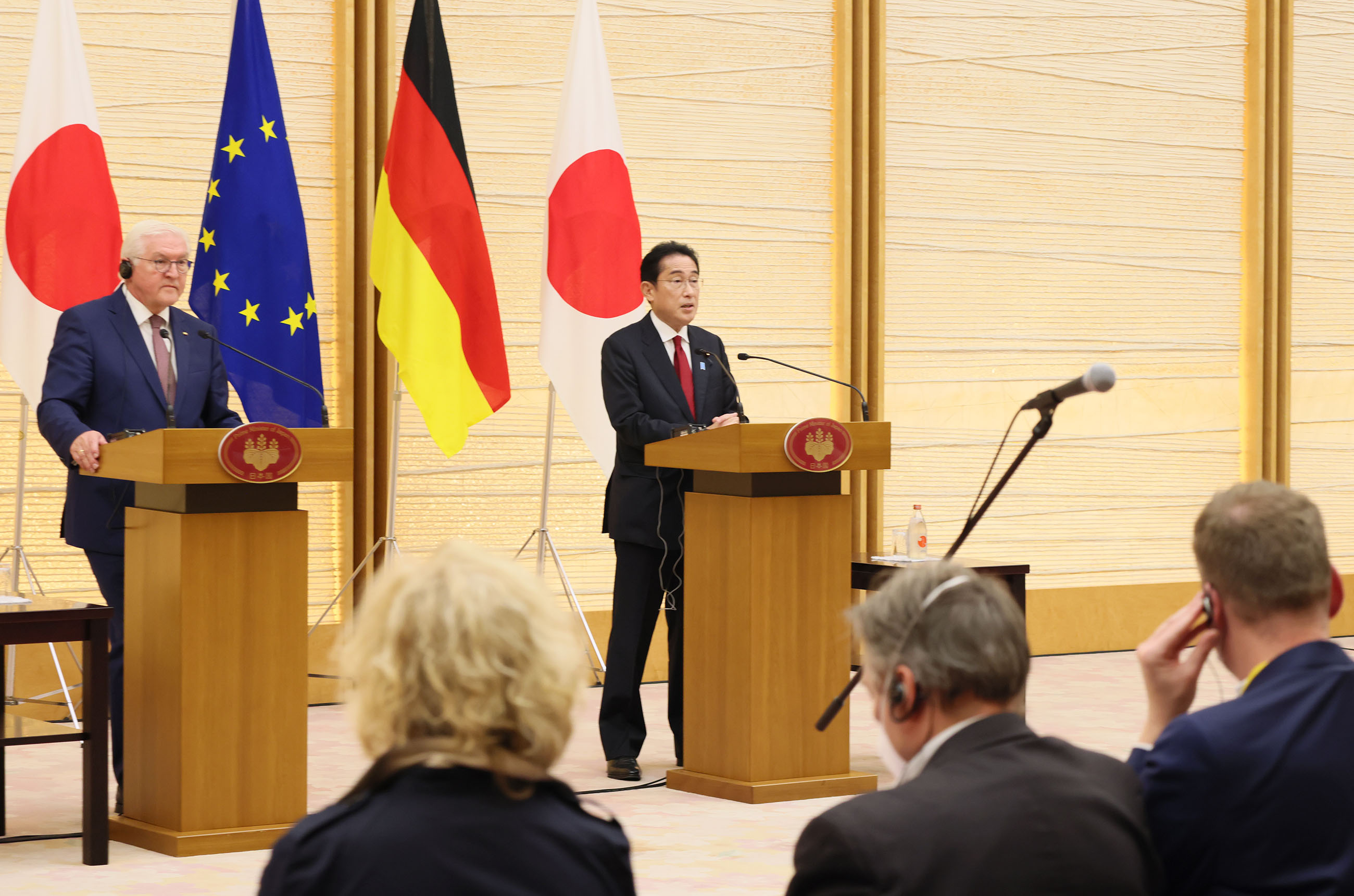 Photograph of the Japan-Germany joint press conference (4)