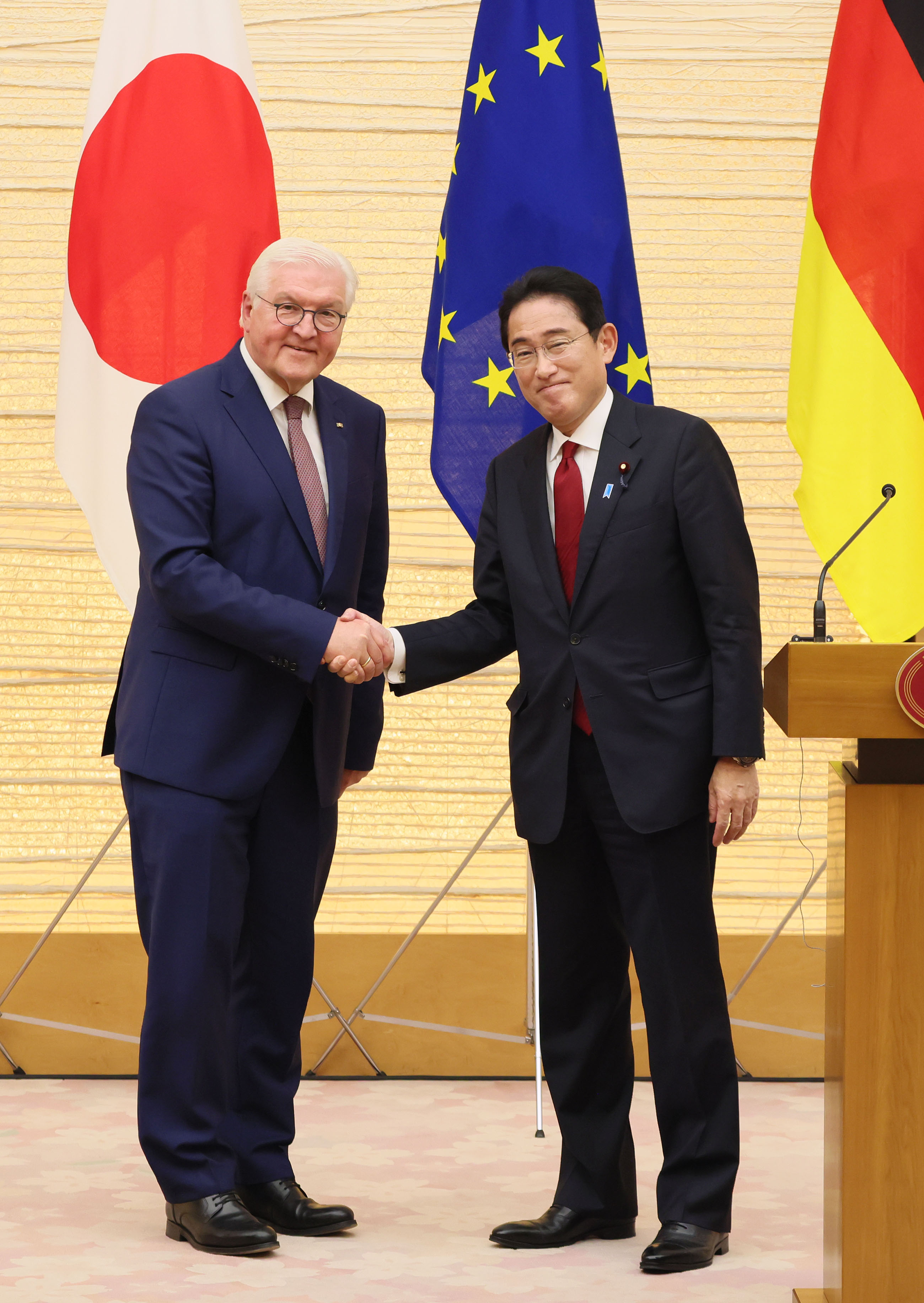 Photograph of the Japan-Germany joint press conference (8)