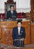 Photograph of the Prime Minister delivering a policy speech during a plenary session of the House of Councillors (1)