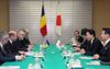 Photograph of the Japan-Romania Summit Meeting