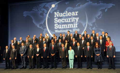 Group photograph of the leaders participating in the Nuclear Security Summit 1