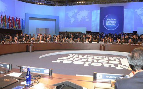 Photograph of the plenary session of the Nuclear Security Summit 1