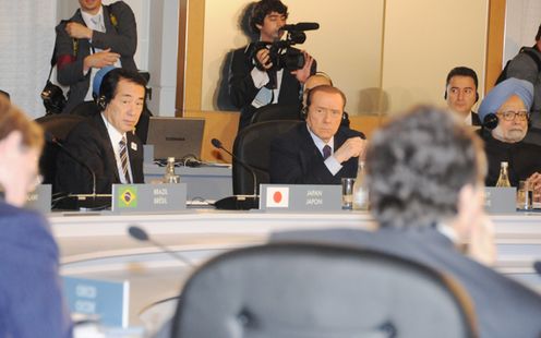 Photograph of the Prime Minister attending the G20 Plenary Session