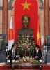 Photograph of Prime Minister Kan holding talks with President Triet of Viet Nam