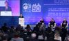 Photograph of Prime Minister Kan delivering a speech at the 50th Anniversary Meeting of the OECD 1