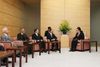 Photograph of Prime Minister Kan meeting with CNTA Chairman Shao Qiwei