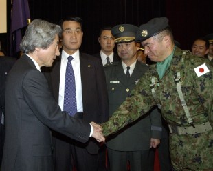 Prime Minister Koizumi Encourages Japan Ground Self-Defense Force (JGSDF) to be Dispatched to Iraq