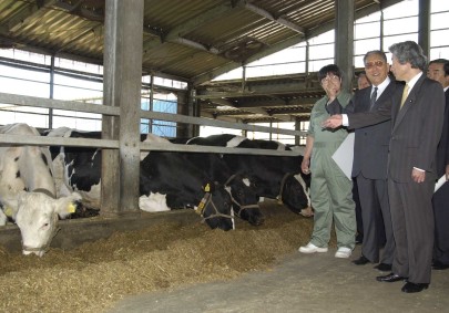 Prime Minister Observes the Local Industries in Hokkaido 