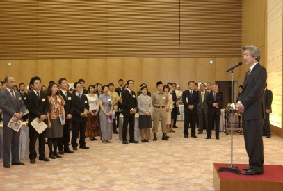 Reception to Appreciate the Activities of the Japan Overseas Cooperation Volunteers (JOCV) 