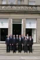 Group photograph of the G8 leaders