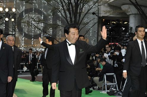 Photograph of the Prime Minister attending the opening ceremony of the Tokyo International Film Festival (TIFF) (©2011 TIFF) 2