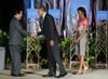 Photograph of Prime Minister Noda being welcomed by President and Mrs. Obama for the leaders' banquet 1
