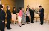 Photograph of the Prime Minister receiving a courtesy call from the recipients of the Healthy Society Award 2